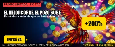 El tiempo vuela, ¡apuestá ya!